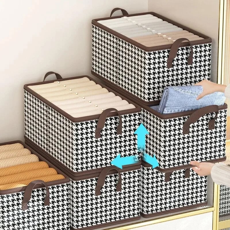 👖 Foldable Jeans Organizer for Closet – Save 50% Space & Find Pants in 1 Second! 🏠