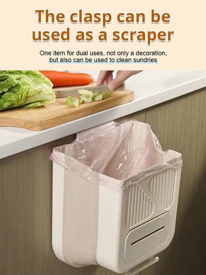 🏆Surprise Price: Only £10.99!!!⏰Foldable Hanging Trash Can – Space Saving, Leak Proof & Easy to Clean🧼