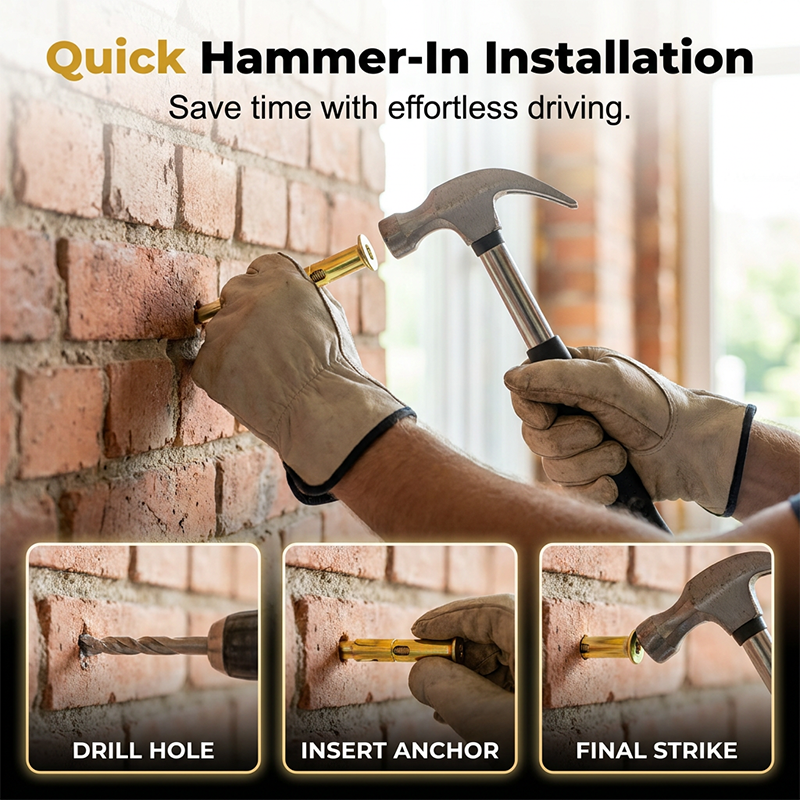 Hammer Drive Pin Anchor for Concrete & Brick