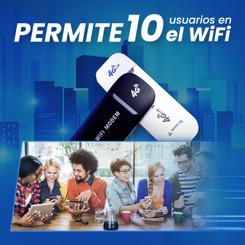 150Mbps USB Portátil 4G LTE Punto de Acceso Móvil de WIFI