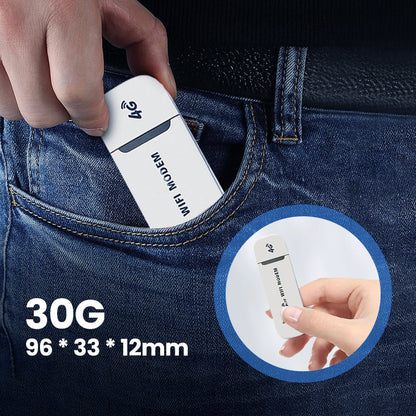 150Mbps USB Portátil 4G LTE Punto de Acceso Móvil de WIFI