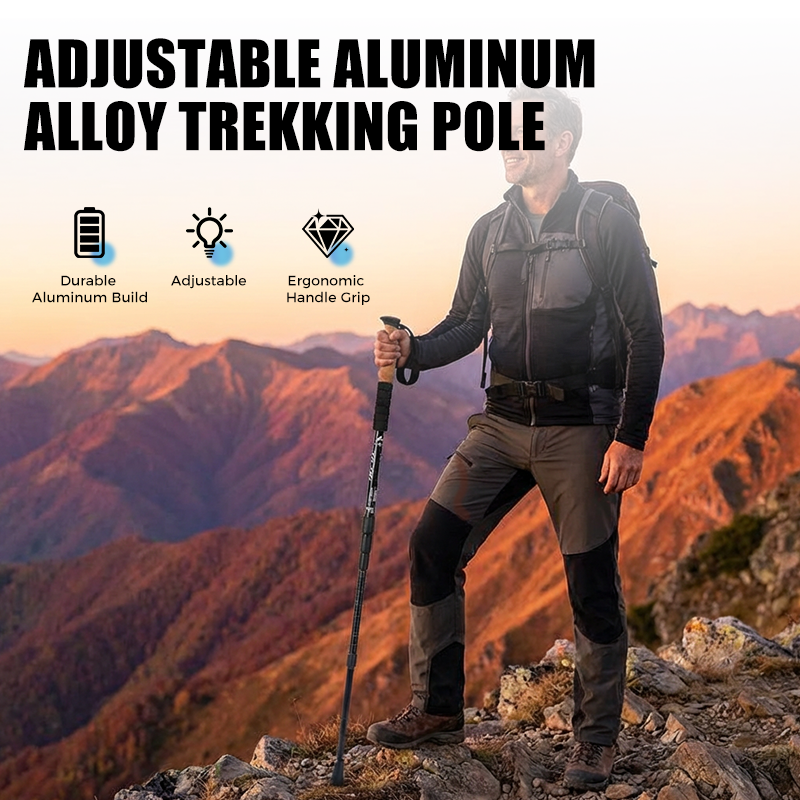 Adjustable Aluminum Alloy Trekking Pole