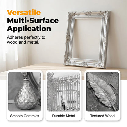 DIY Metallic Silver Paint