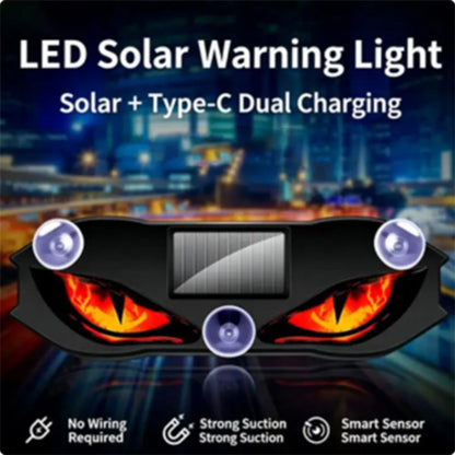 🚗🔆 Solar-powered LED warning light for your car – 50% off! Solar-powered, weatherproof, switches on automatically when it gets dark – for greater safety at the side of the road. 🔥🛡️
