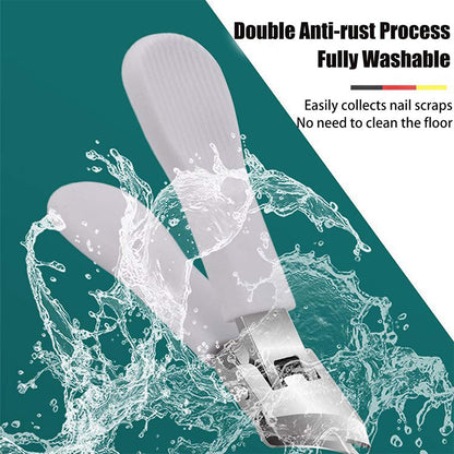 Wide Jaw Opening Anti-Splash Slanted Nail Clipper