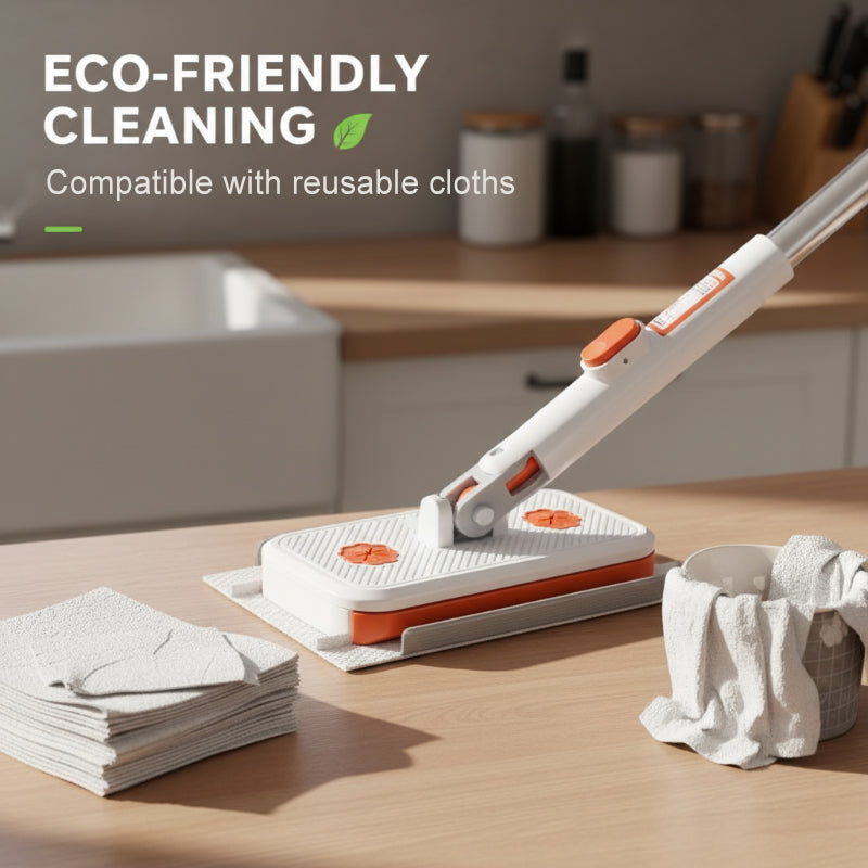 🔥Limited Time 50% OFF！✨️Maximal Cleaning Power！Multi-Functional Hands-Free Clip Flat Mop
