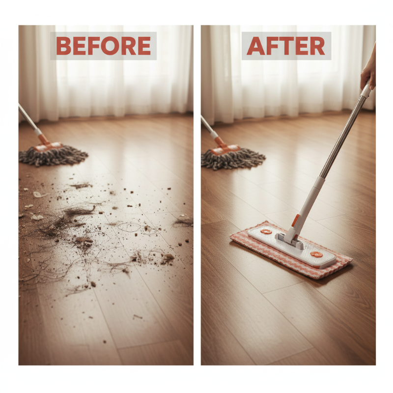 🔥Limited Time 50% OFF！✨️Maximal Cleaning Power！Multi-Functional Hands-Free Clip Flat Mop