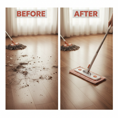 🔥Limited Time 50% OFF！✨️Maximal Cleaning Power！Multi-Functional Hands-Free Clip Flat Mop