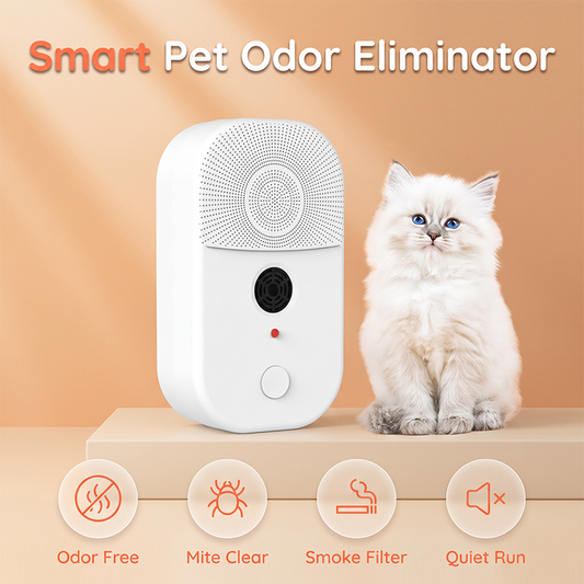 🔥🎁 New Product 50% Off 🔥 2-in-1 Pet Air Purifier & Ultrasonic Anti-Mite Device