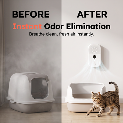 🔥🎁 New Product 50% Off 🔥 2-in-1 Pet Air Purifier & Ultrasonic Anti-Mite Device