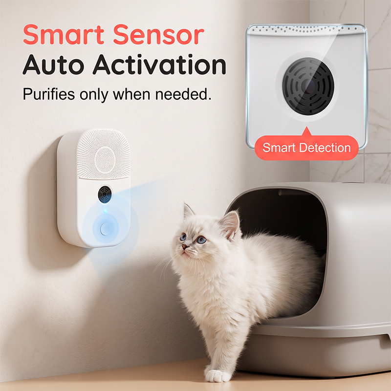 🔥🎁 New Product 50% Off 🔥 2-in-1 Pet Air Purifier & Ultrasonic Anti-Mite Device