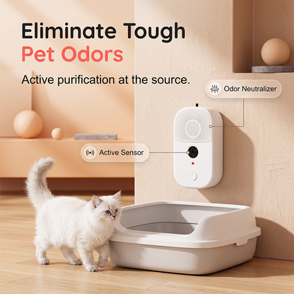 🔥🎁 New Product 50% Off 🔥 2-in-1 Pet Air Purifier & Ultrasonic Anti-Mite Device