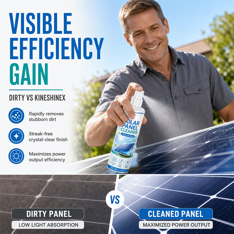 Advanced Solar Panel Cleaner Spray