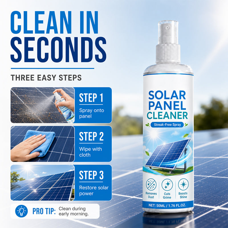 Advanced Solar Panel Cleaner Spray