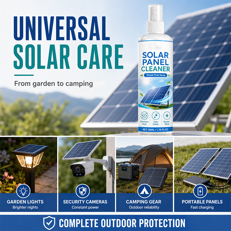 Advanced Solar Panel Cleaner Spray