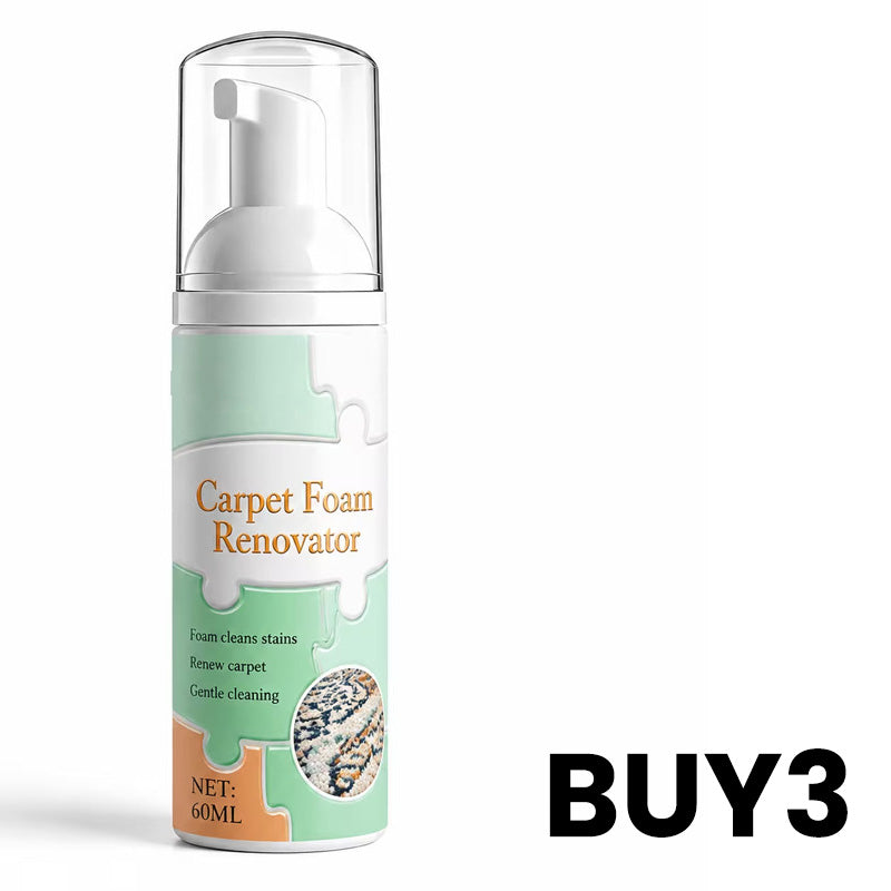 Waterless Carpet Foam Stain Remover with Towel