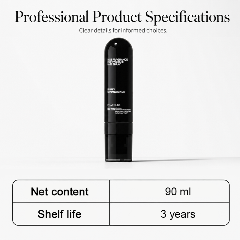 90ml Fluffy Hair Shaping Spray Long Lasting Volumizing Mist with Peach Fragrance
