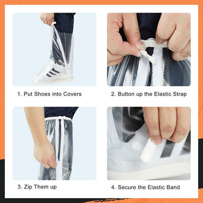 🌧️ Reusable Waterproof Boot Covers for Rain, Mud & Snow