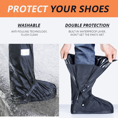 🌧️ Reusable Waterproof Boot Covers for Rain, Mud & Snow
