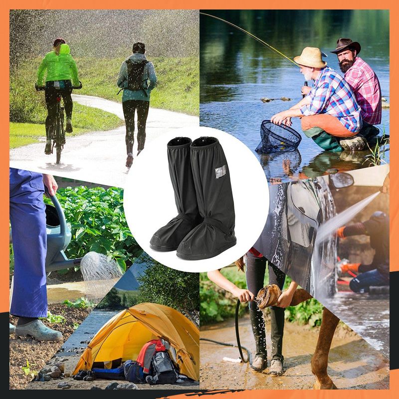 🌧️ Reusable Waterproof Boot Covers for Rain, Mud & Snow