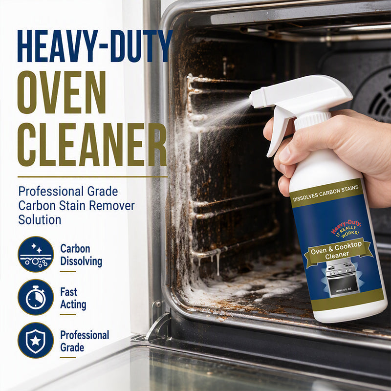 💥 LAST DAY 49% OFF - 🌻Heavy Duty Oven & Cooktop Cleaner Spray