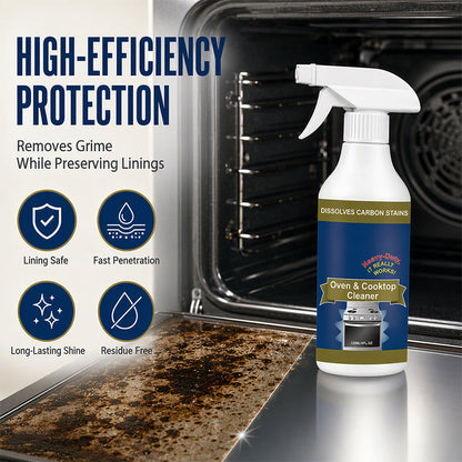 💥 LAST DAY 49% OFF - 🌻Heavy Duty Oven & Cooktop Cleaner Spray