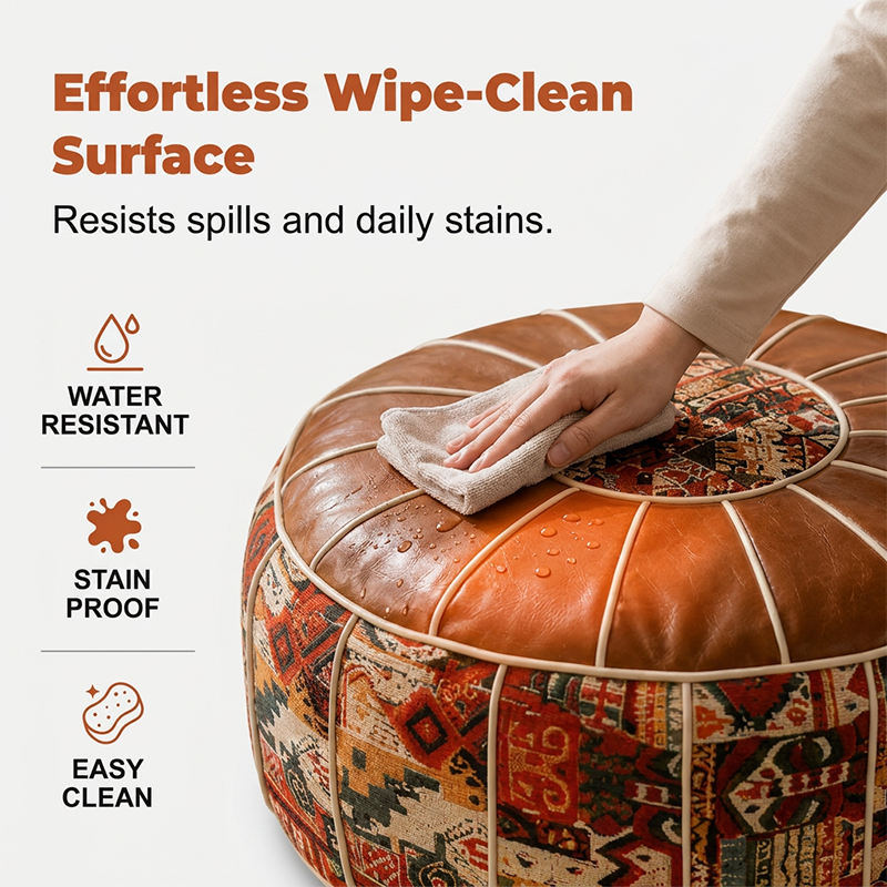 Multifunctional Storage Ottoman Pouf