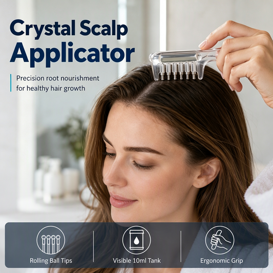Transparent Hair Oil Applicator Comb