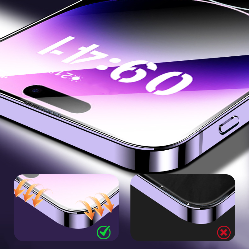 HD Screen Protector for iPhone Series - Auto-Dust Removal Installation