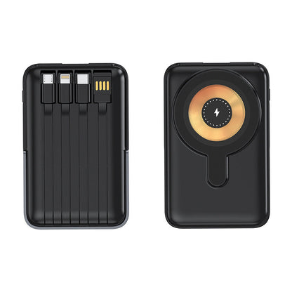 📱Magnetic Power Bank With Stand & Cable