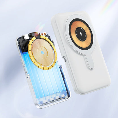 📱Magnetic Power Bank With Stand & Cable