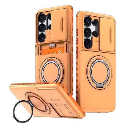 2-in-1 Shockproof Phone Case with Hidden Card Holder