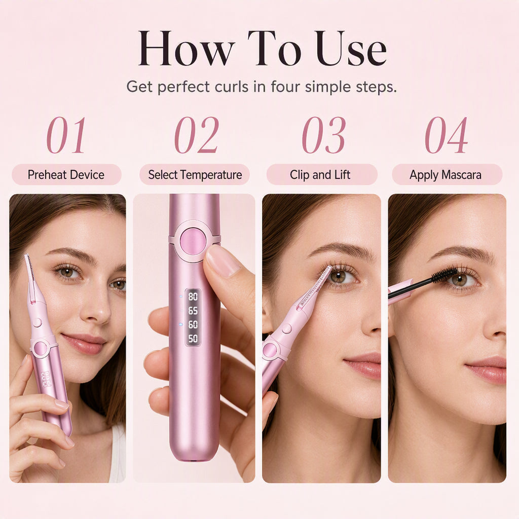 Rechargeable Heated Eyelash Curler