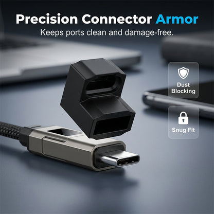 4-in-1 Digital Display Keychain Charging Cable