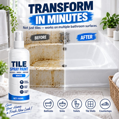 Tile Renewal Spray Paint – Recolor & Refresh