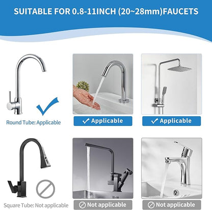 🥳2026 HOT SALE🥳💞50K+ SOLD! 🚿🧽 50% OFF! Faucet Sponge Holder Rack – space aluminum, rustproof, fast-drying, no tools. Organize sink & bathroom instantly! 🛡️✅