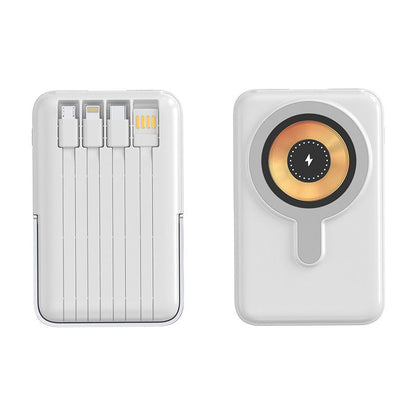 Magnetic Power Bank With Stand & Cable