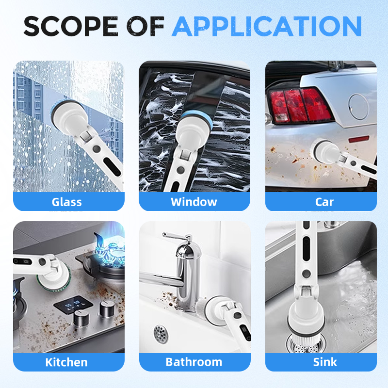 Multifunctional Electric Extendable Cleaning Brush