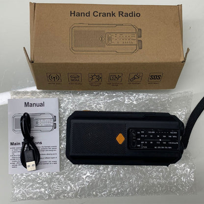 🔥Prepare for a power cut！！Solar Hand-Crank Emergency Weather Radio