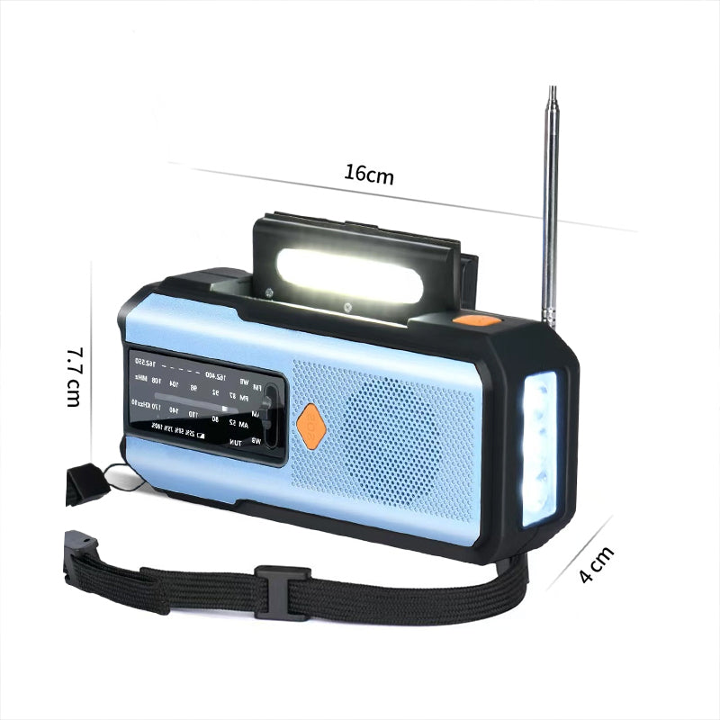 🔥Prepare for a power cut！！Solar Hand-Crank Emergency Weather Radio