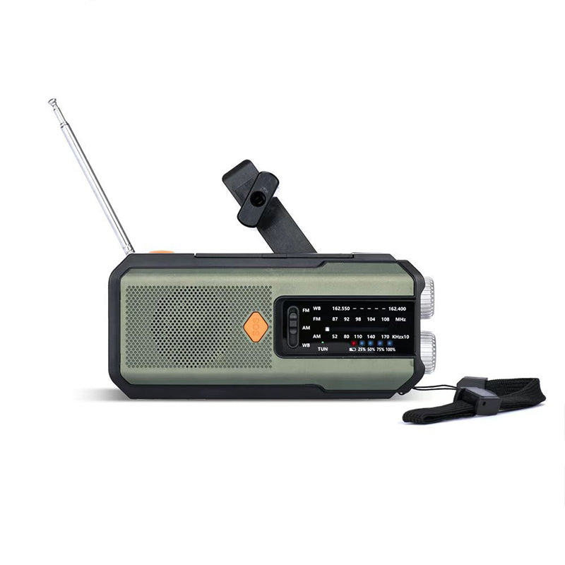 🔥Prepare for a power cut！！Solar Hand-Crank Emergency Weather Radio