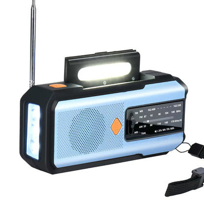 🔥Prepare for a power cut！！Solar Hand-Crank Emergency Weather Radio
